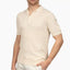 Gran Sasso Polo Ecru | Linen Cotton Knit