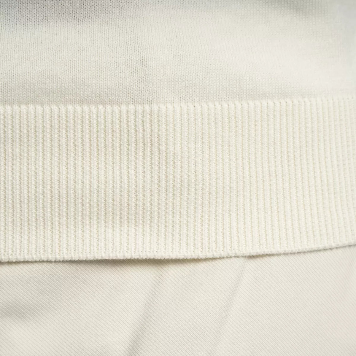 Gran Sasso Polo Off-White | Organic Cotton