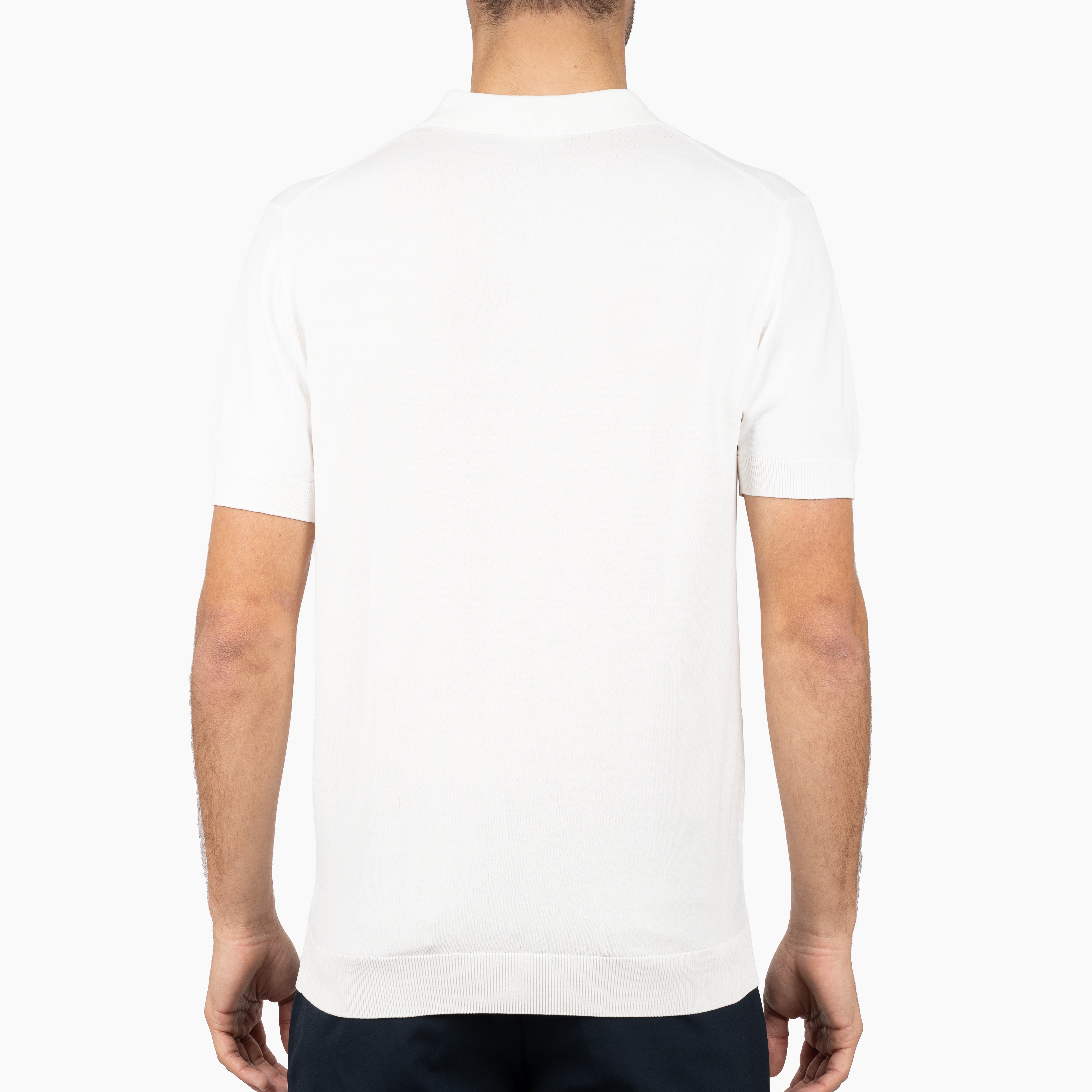 SEVEN DIALS Technische Buttonless Polo Off-White | Hayden