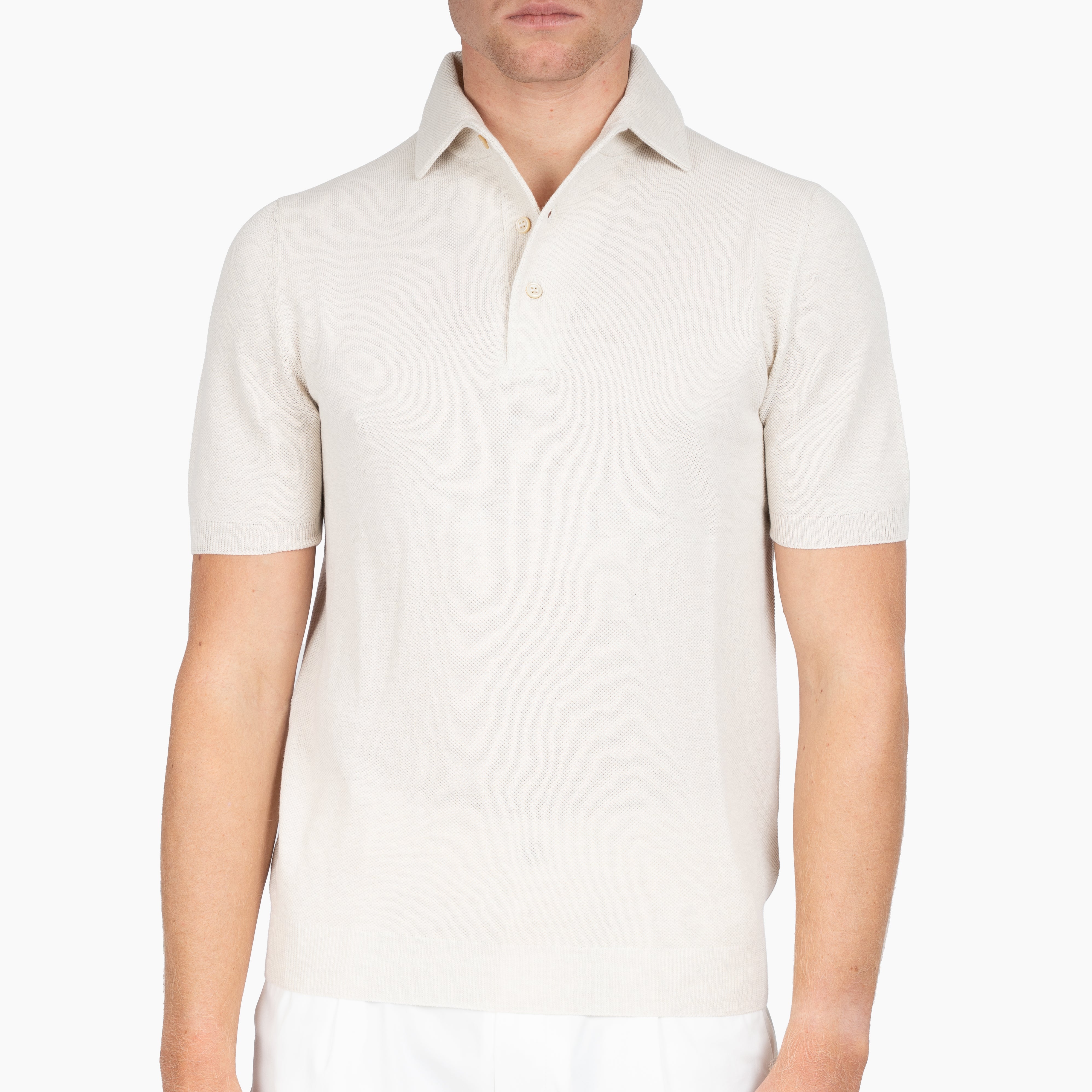 Gran Sasso Polo Zand | Maglia Collo Camicia