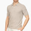 Gran Sasso Polo Beige | Rice Stitch Skipper Polo