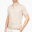 Gran Sasso Polo met Rits Beige | Linnen & Cotton