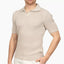 Gran Sasso Polo zonder knopen Beige | Skipper Polo