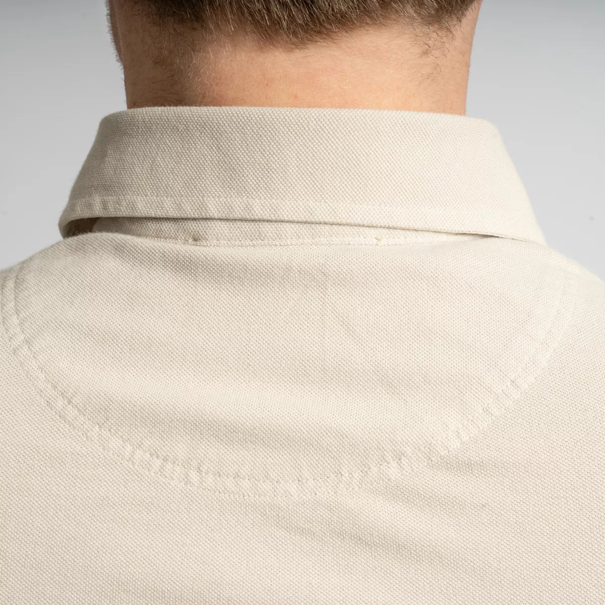 Gran Sasso Polo Beige | Vintage Piquet