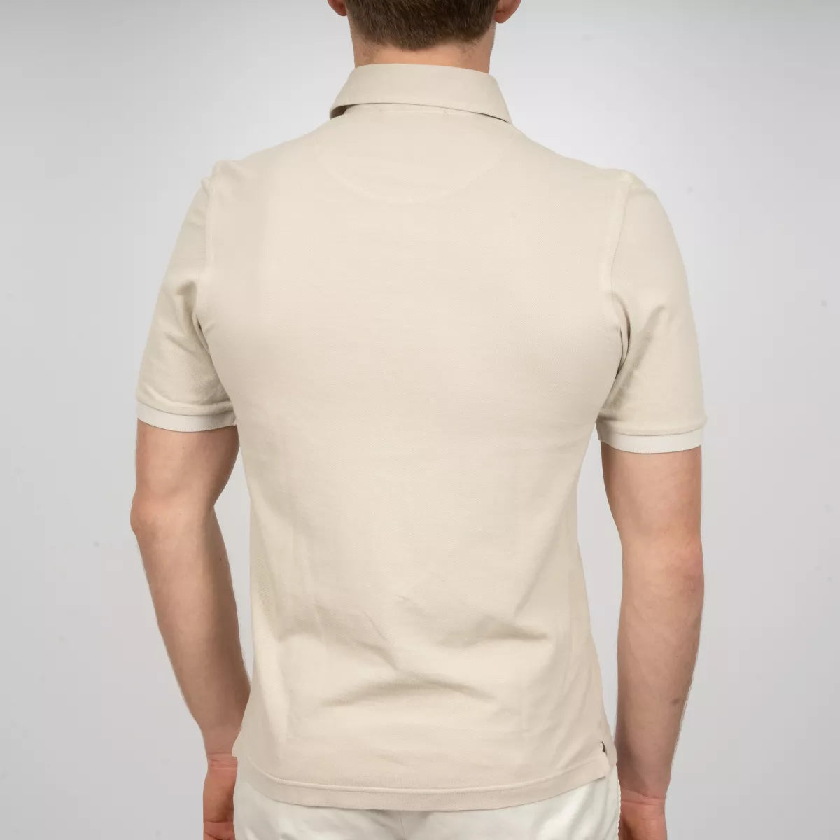 Gran Sasso Polo Beige | Vintage Piquet