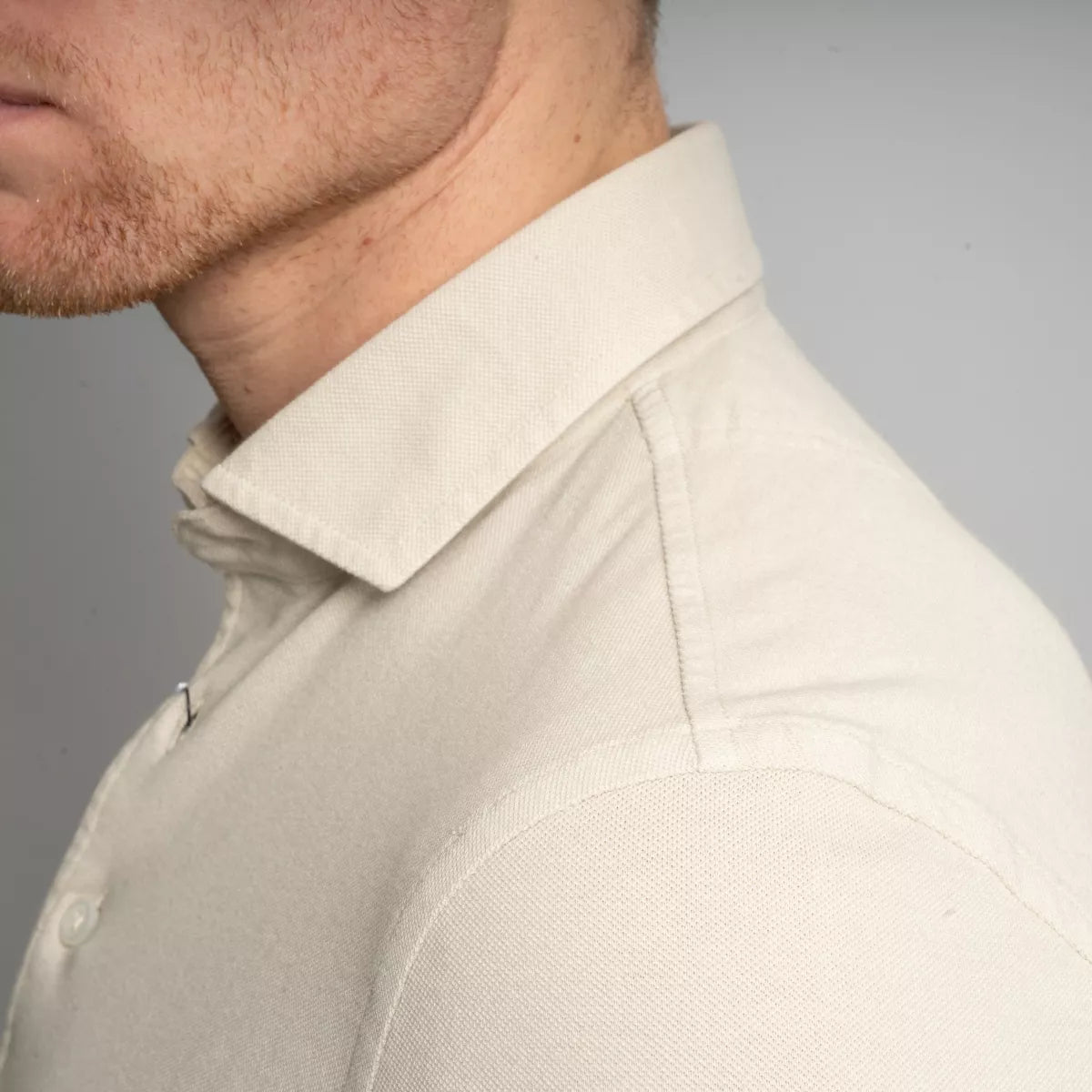 Gran Sasso Polo Beige | Vintage Piquet