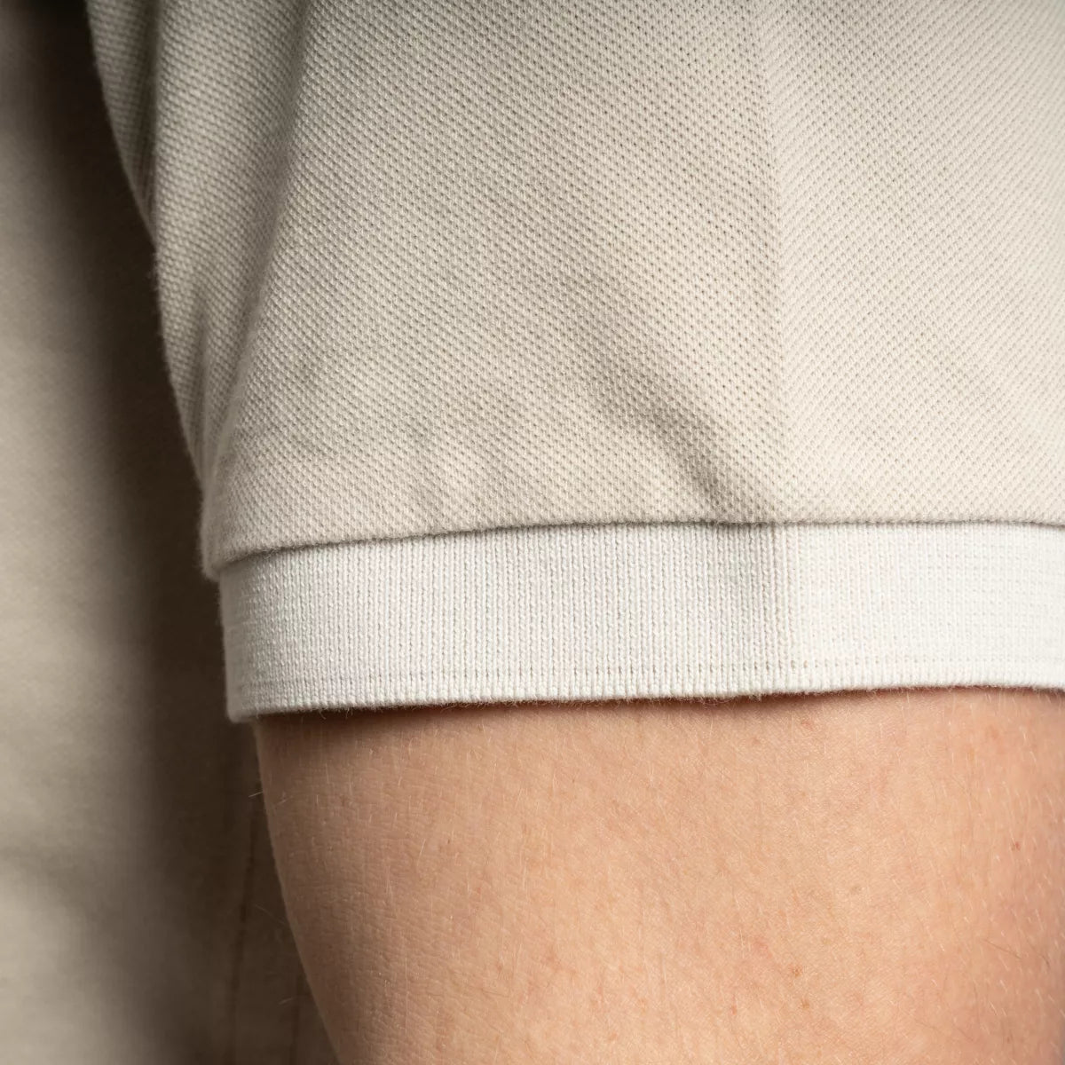 Gran Sasso Polo Beige | Vintage Piquet