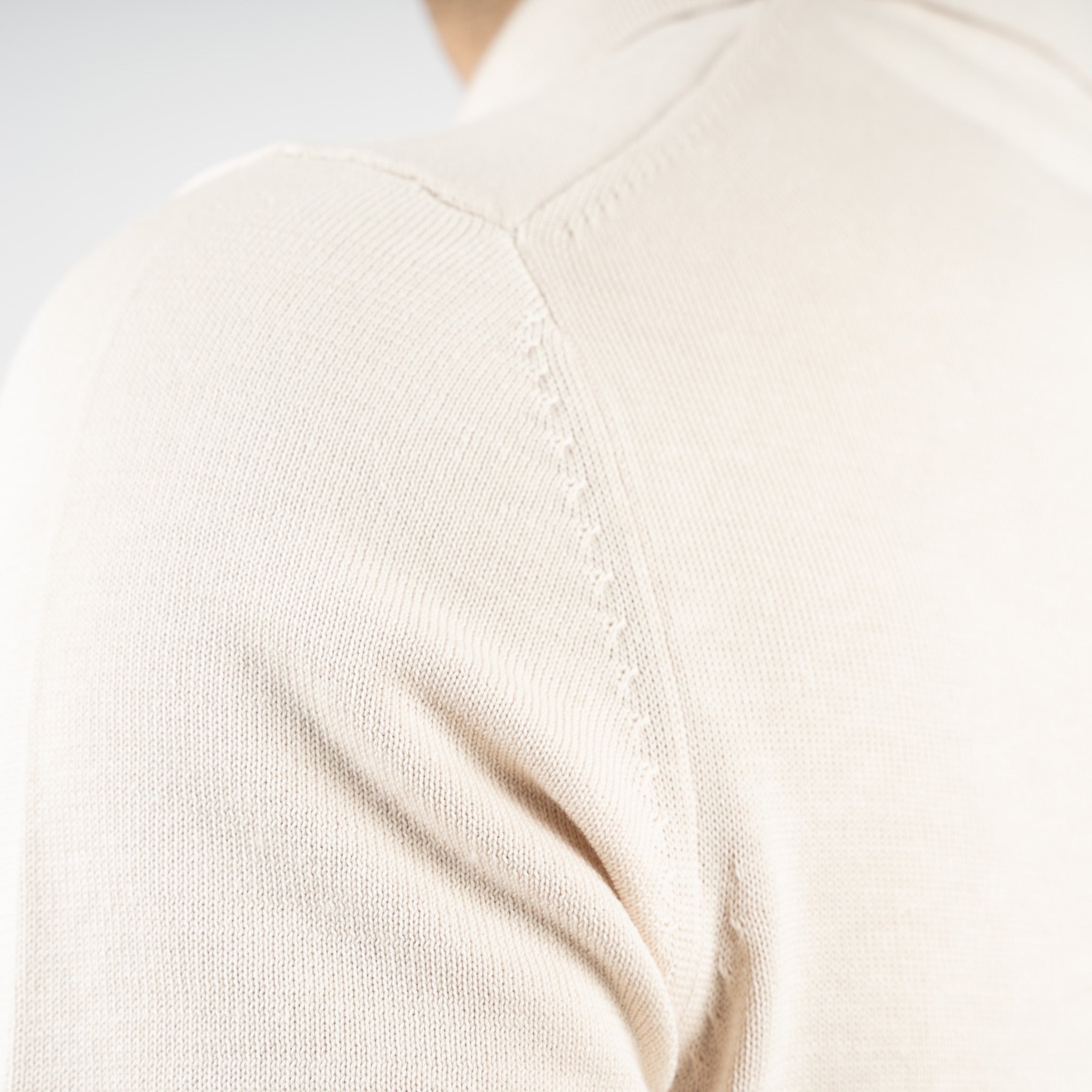 SEVEN DIALS Gebreide Polo Beige | Fillin