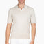 Gran Sasso Buttonless Polo Beige | Egyptian Cotton