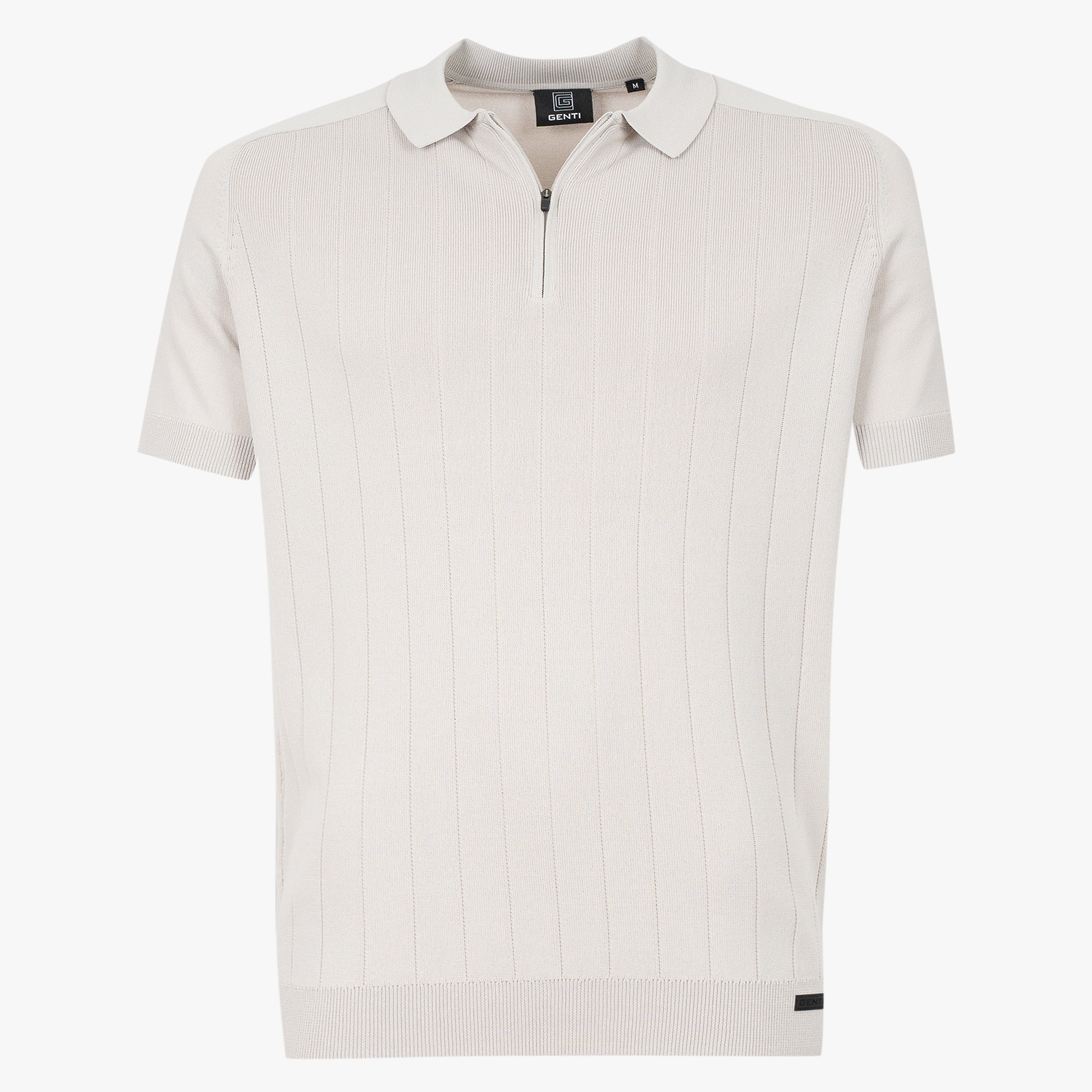 Genti Polo met Rits Beige | Cool Dry