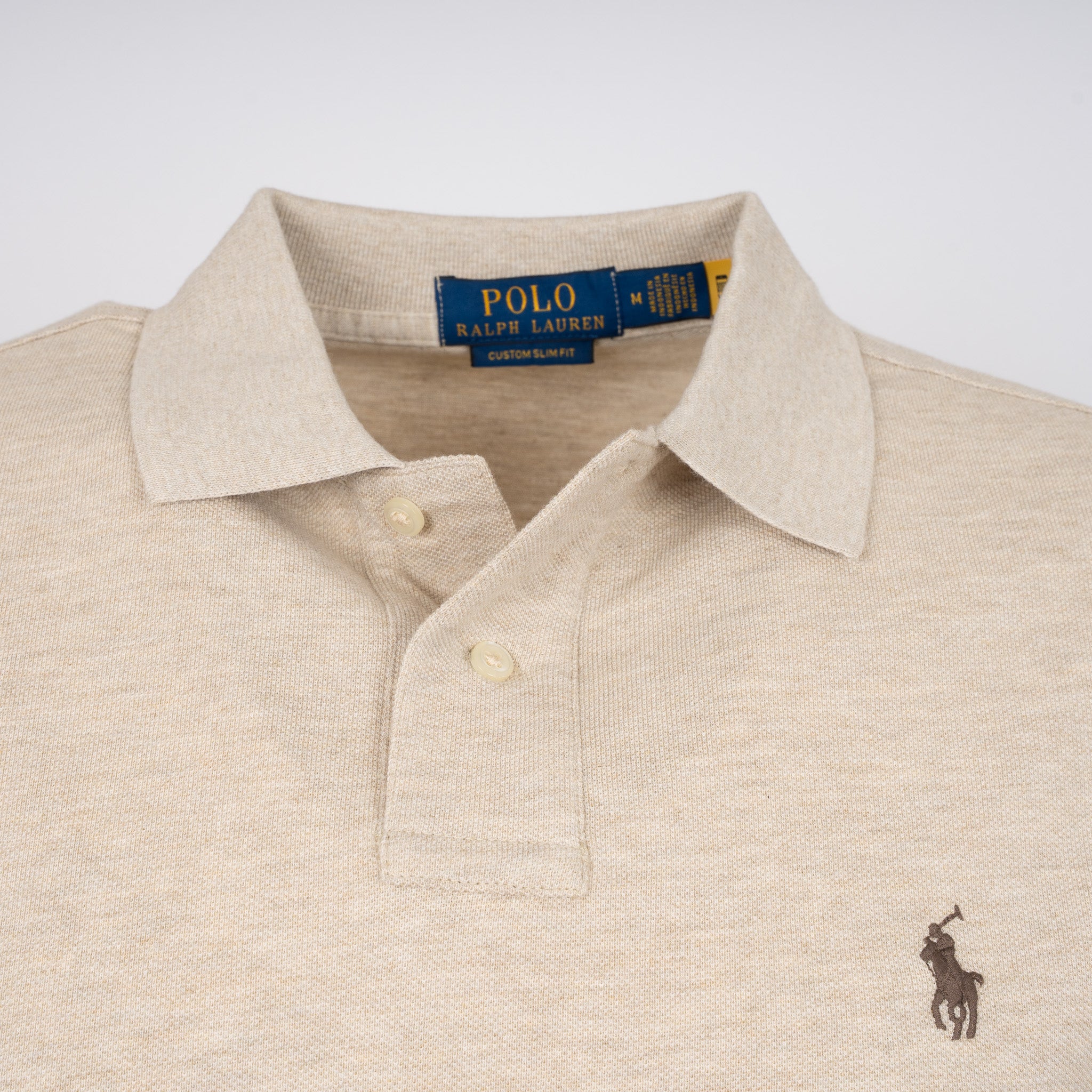 Ralph Lauren Polo Beige | Custom Slim Fit