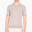 Gran Sasso Gebreid T-Shirt Taupe | Fresh Cotton