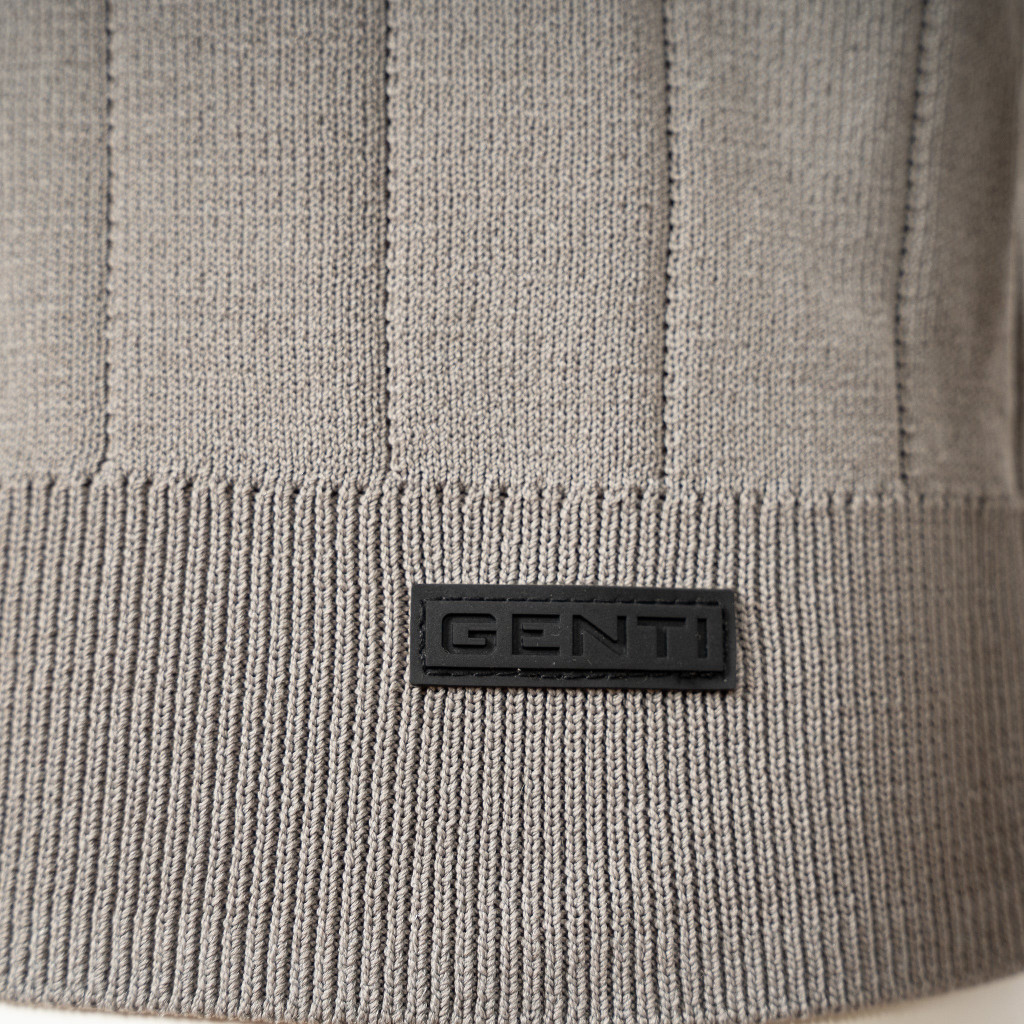 Genti Polo met Rits Taupe | Cool Dry