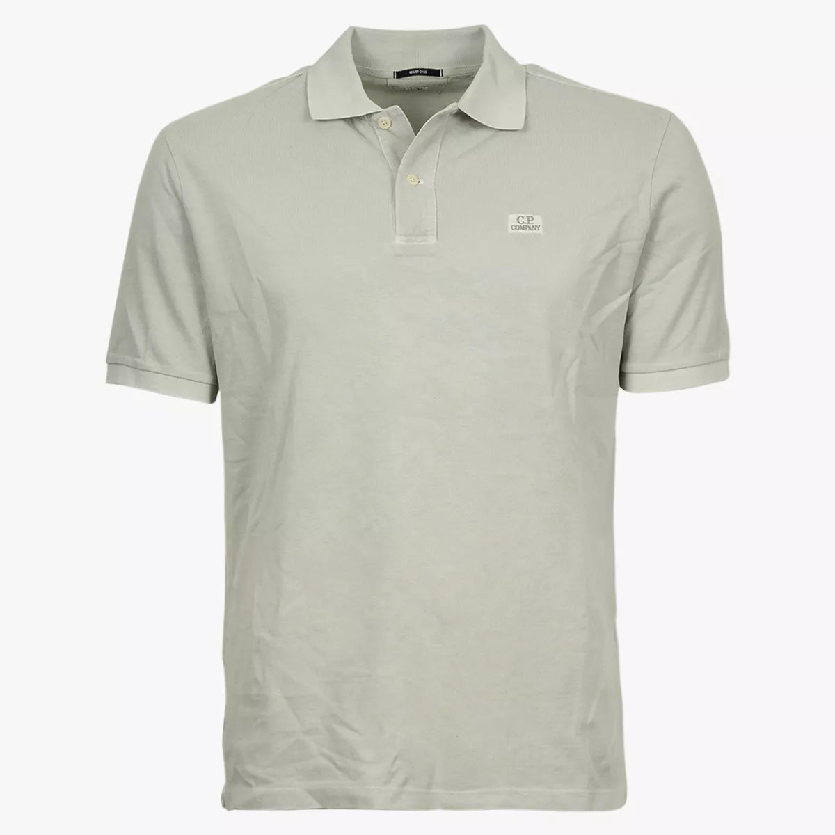 CP Company Polo Lichtgroen | Resist Dyed