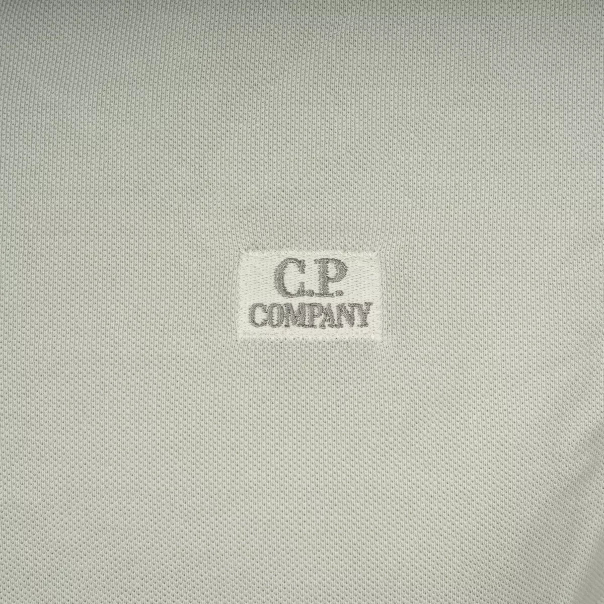 CP Company Polo Lichtgroen | Resist Dyed