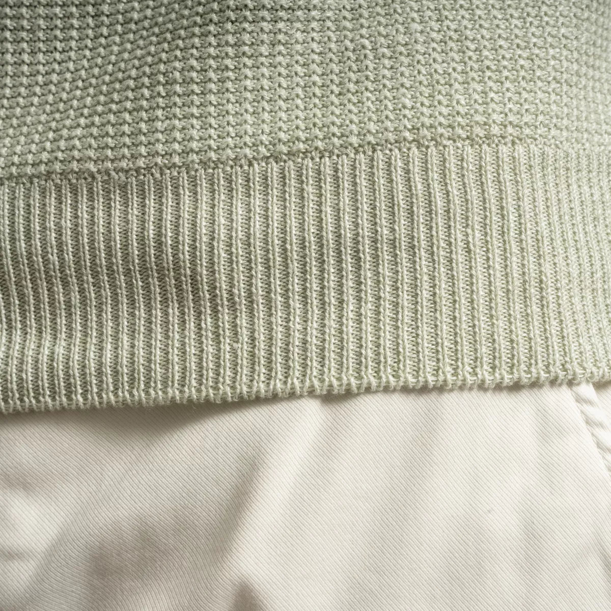 Gran Sasso Polo Lichtgroen | Rice Stitch Skipper Polo