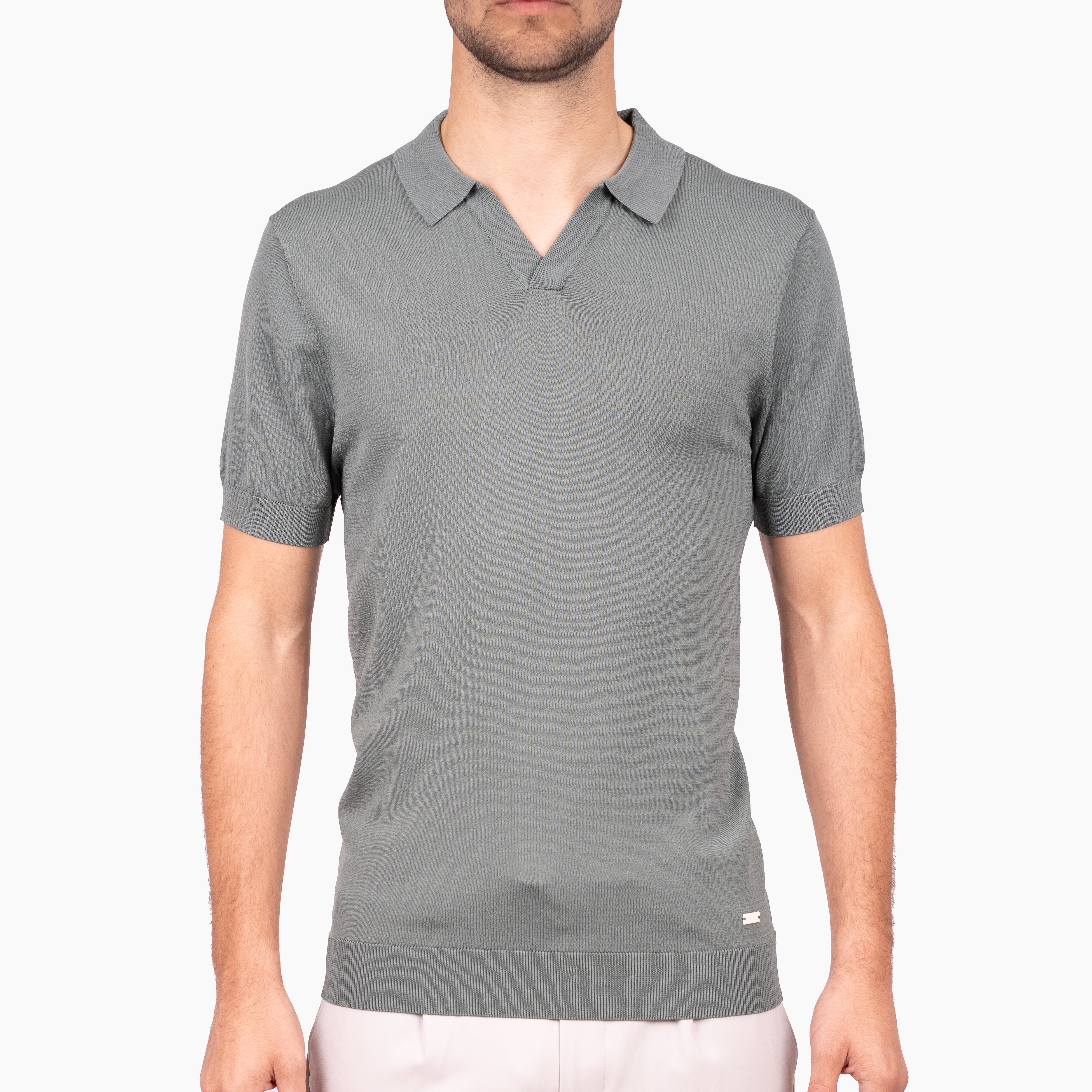 SEVEN DIALS Technische Buttonless Polo Lichtgroen | Hayden