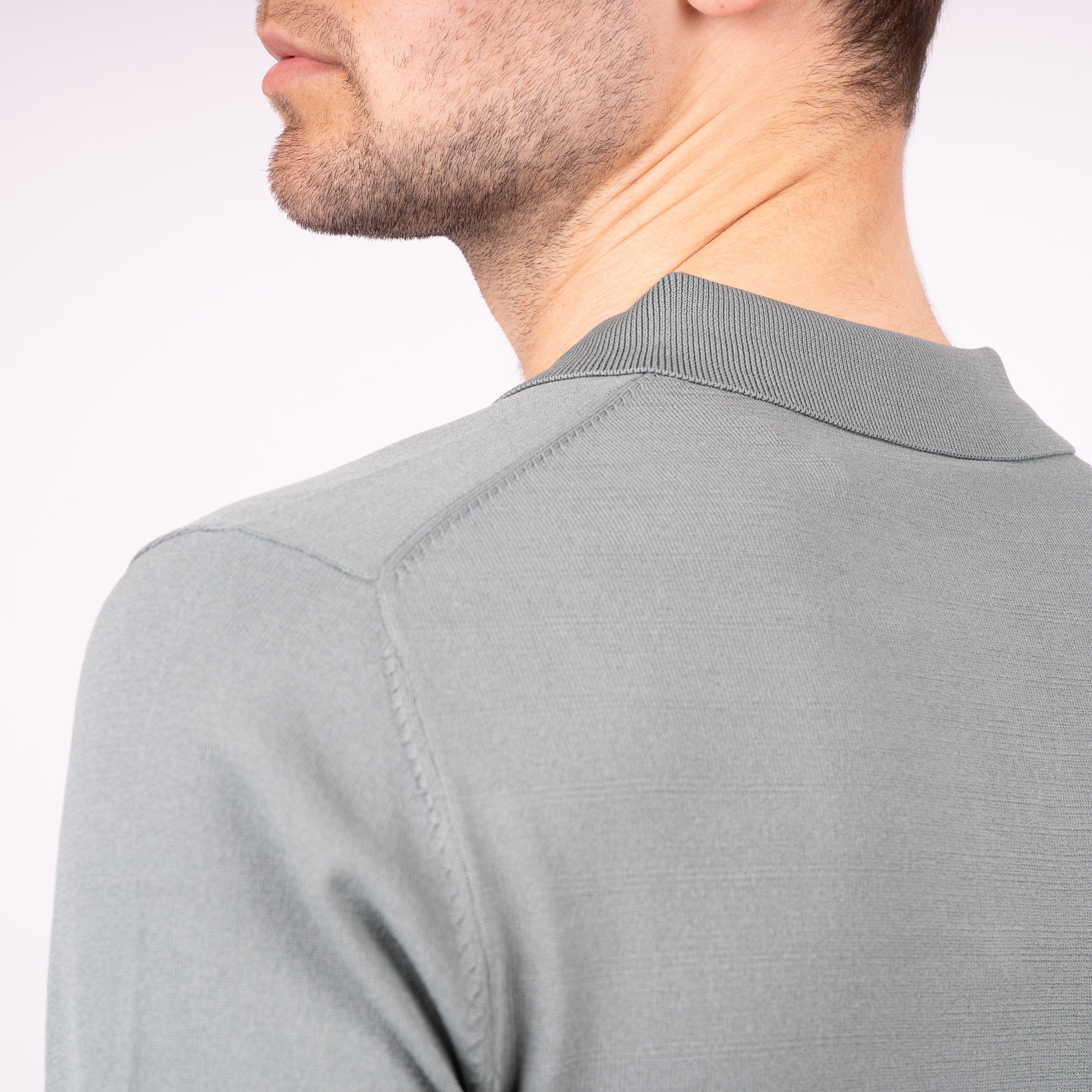 SEVEN DIALS Technische Buttonless Polo Lichtgroen | Hayden