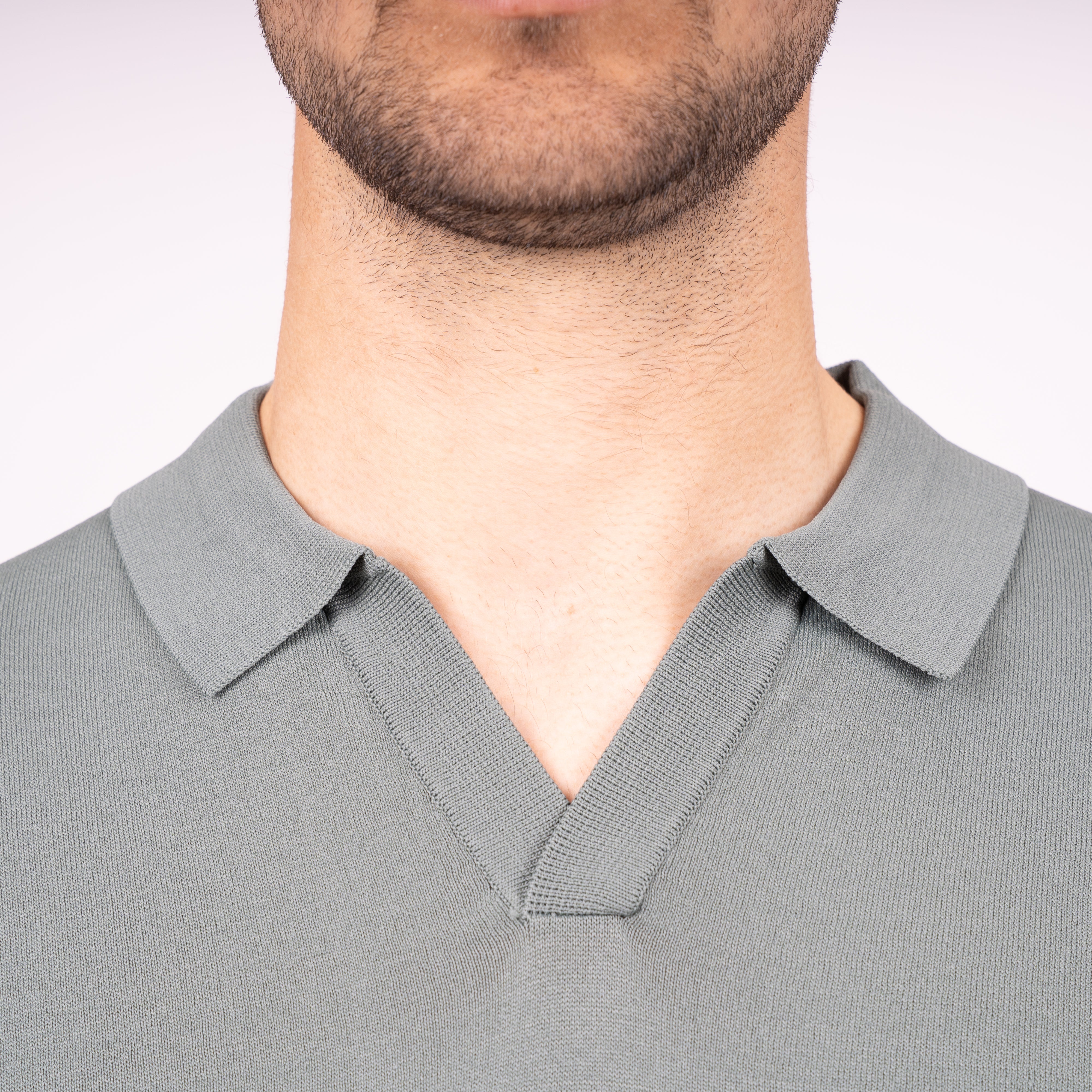 SEVEN DIALS Technische Buttonless Polo Lichtgroen | Hayden