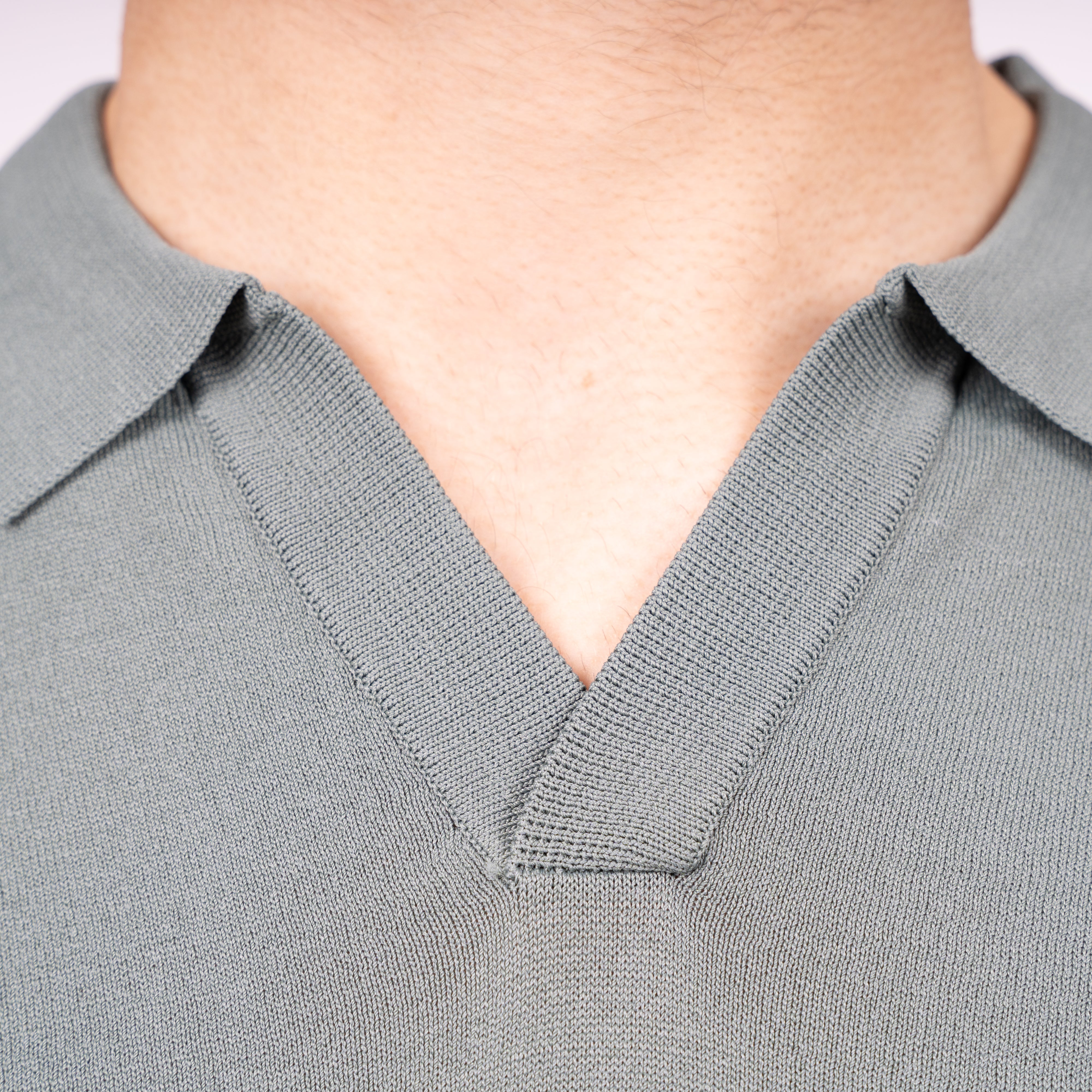 SEVEN DIALS Technische Buttonless Polo Lichtgroen | Hayden