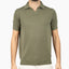SEVEN DIALS Gebreide Buttonless Polo Groen | Dyche