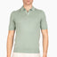 Gran Sasso Buttonless Polo Lichtgroen | Egyptian Cotton