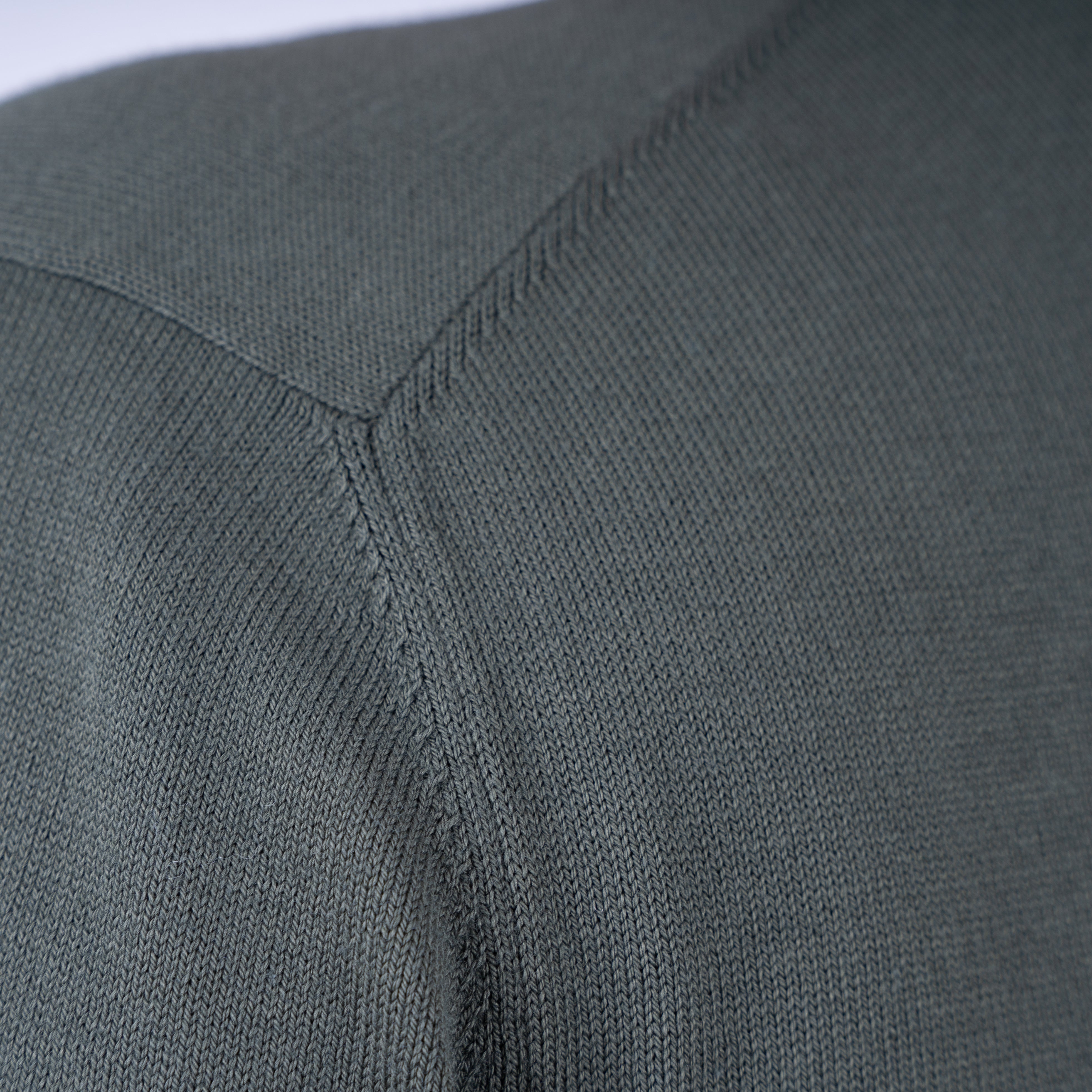 Gran Sasso Buttonless Polo Groen | Egyptian Cotton