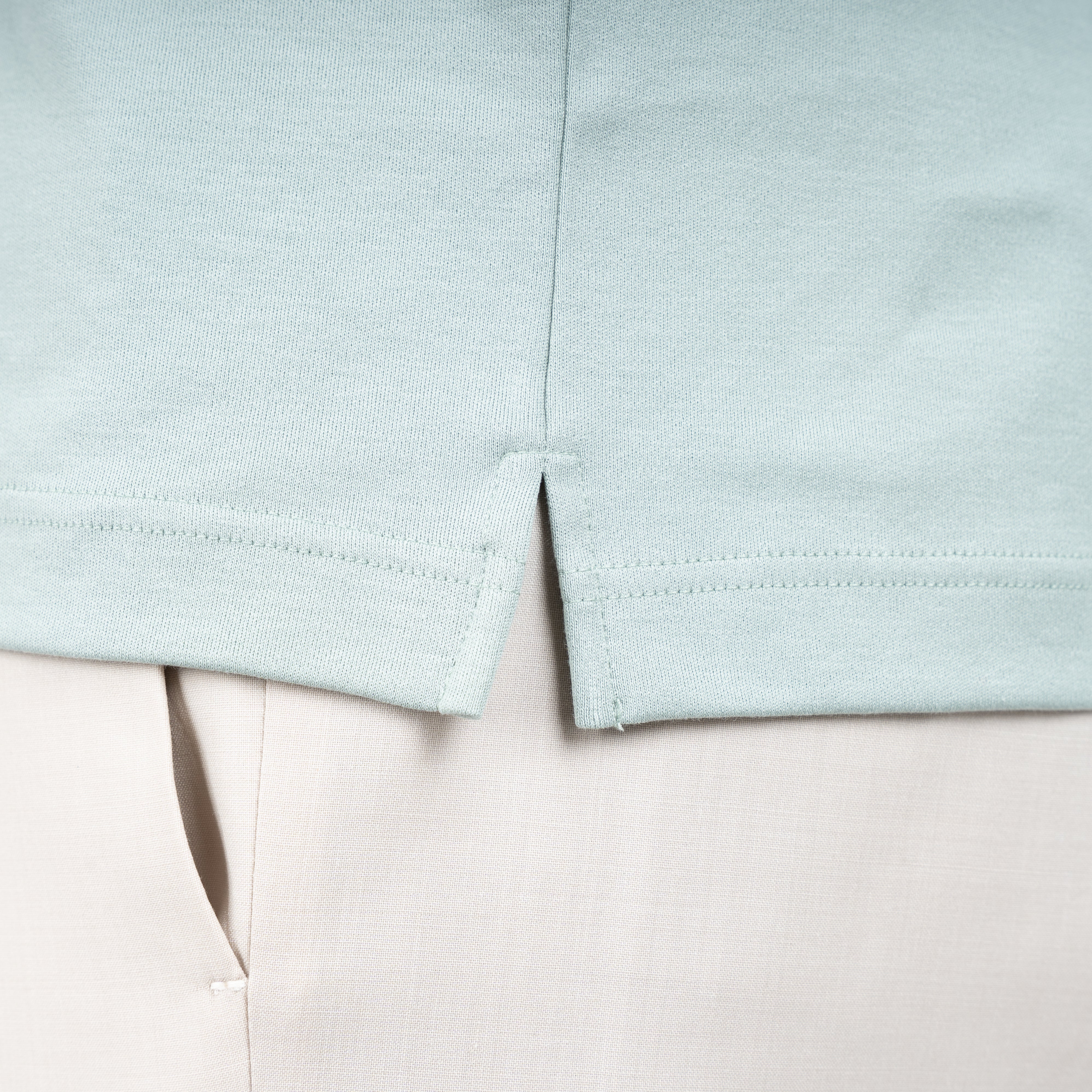Gran Sasso Polo Mintgroen | Mercerized Cotton