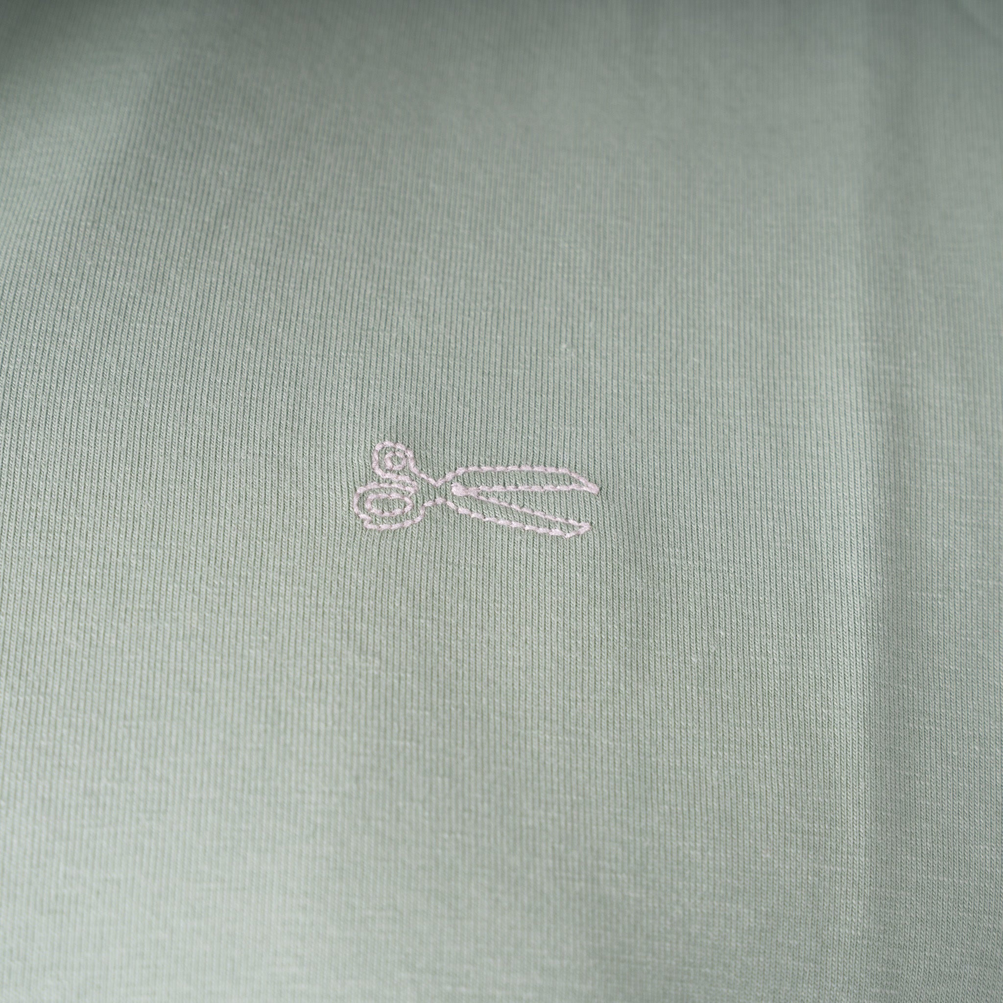 Denham Polo Lichtgroen | Scissor Open Collar