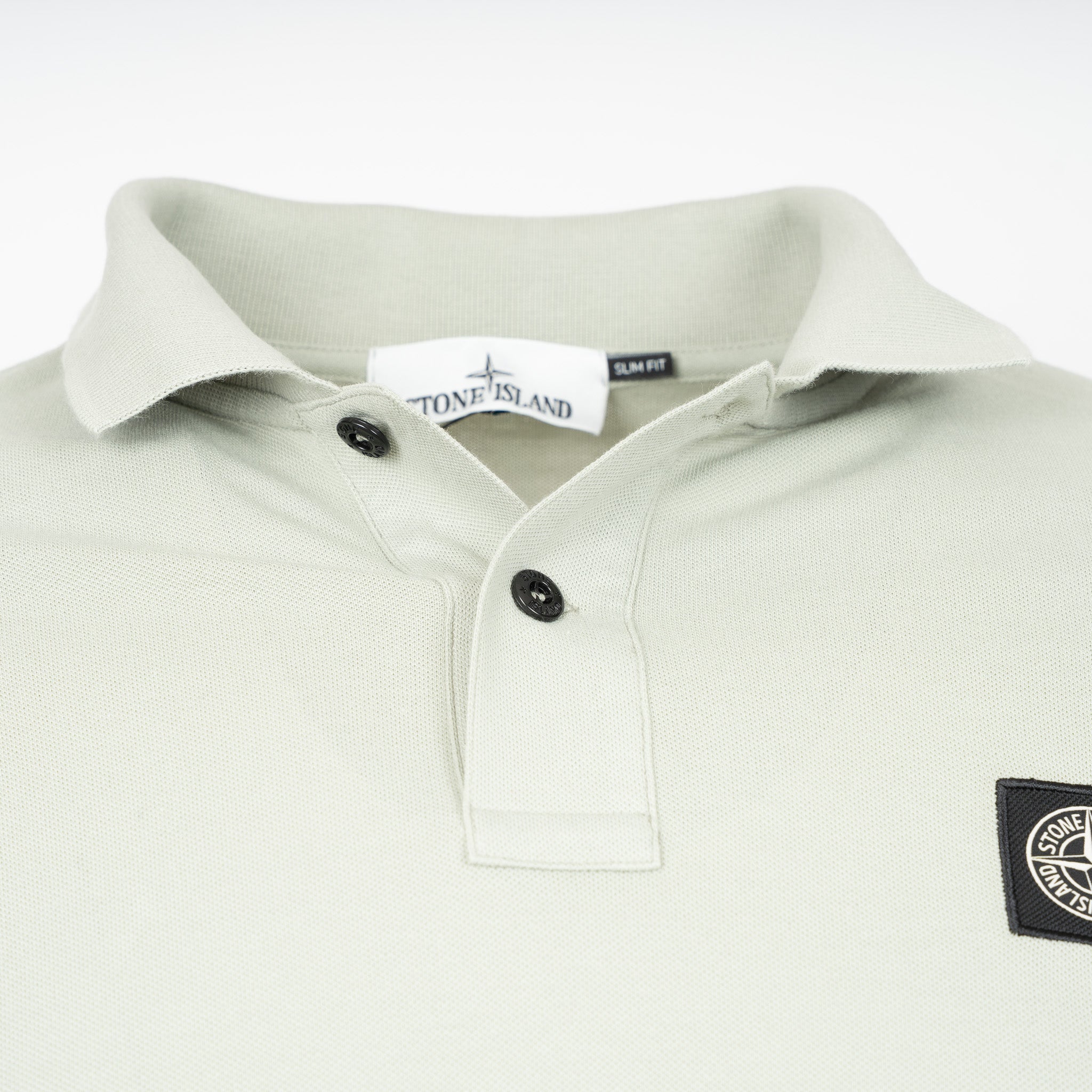 Stone Island Polo Lichtgroen | Organic Cotton
