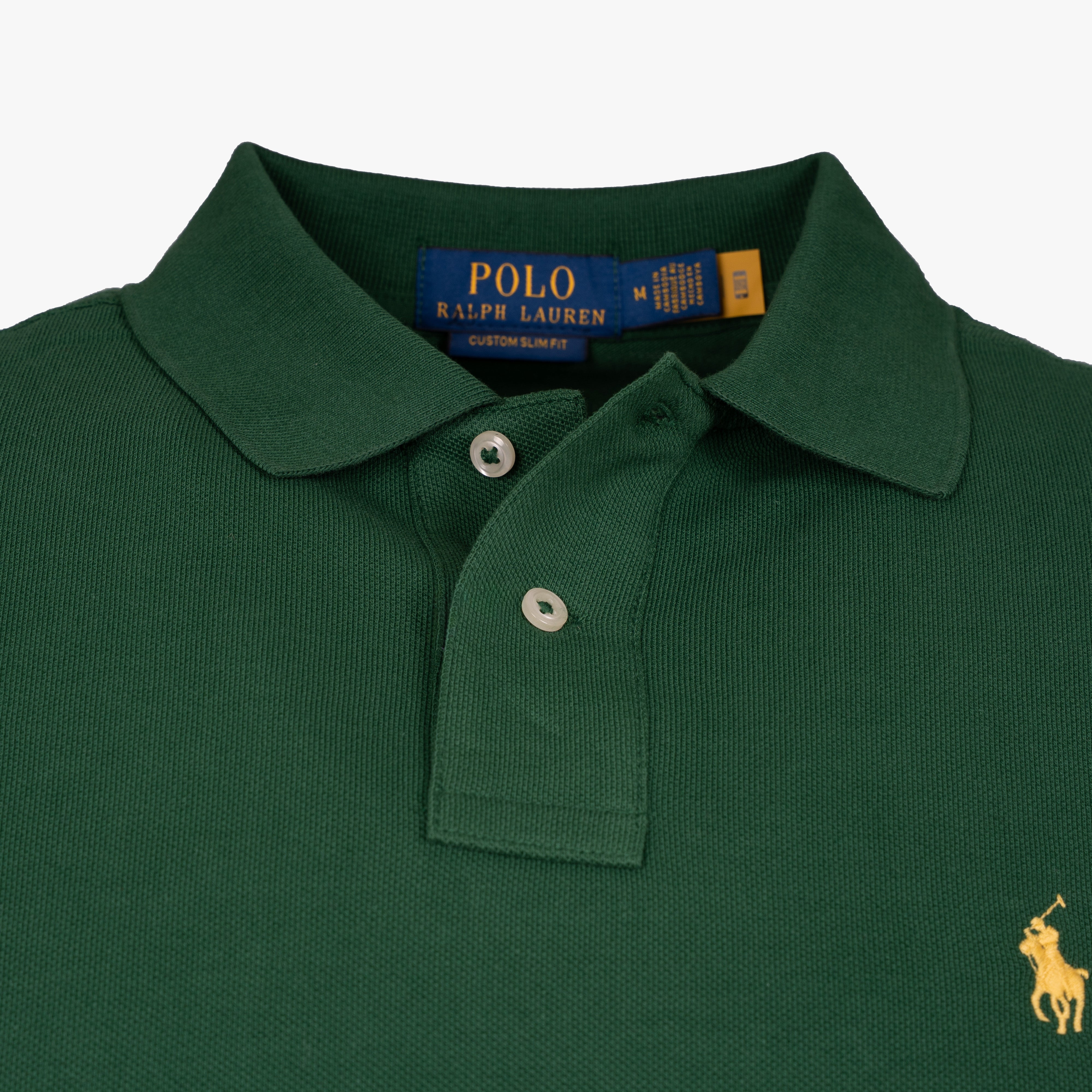 Ralph Lauren Polo Groen | Custom Slim Fit