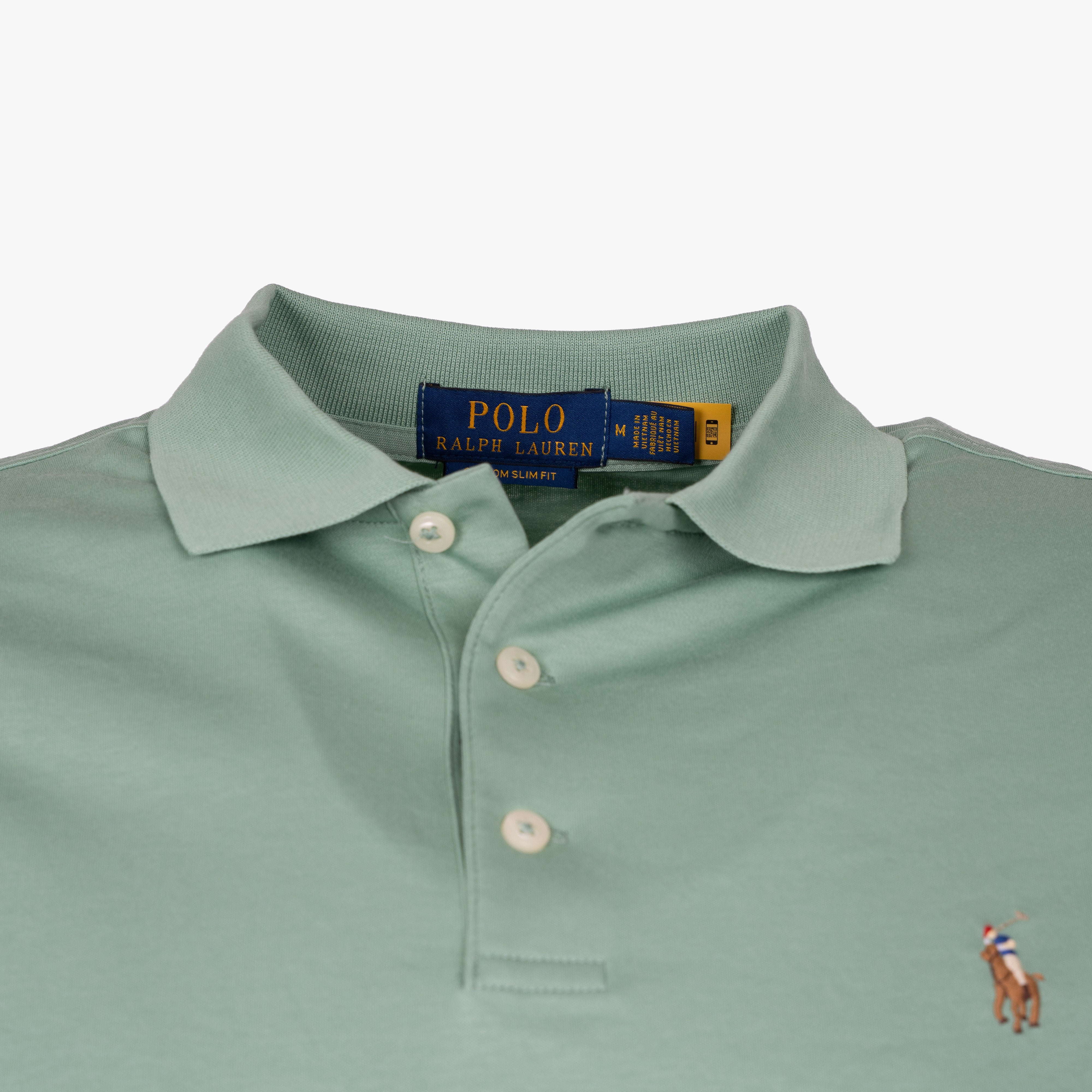 Ralph Lauren Polo Lichtgroen | Custom Slim Fit
