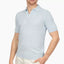 Gran Sasso Polo Lichtblauw | Rice Stitch Skipper Polo