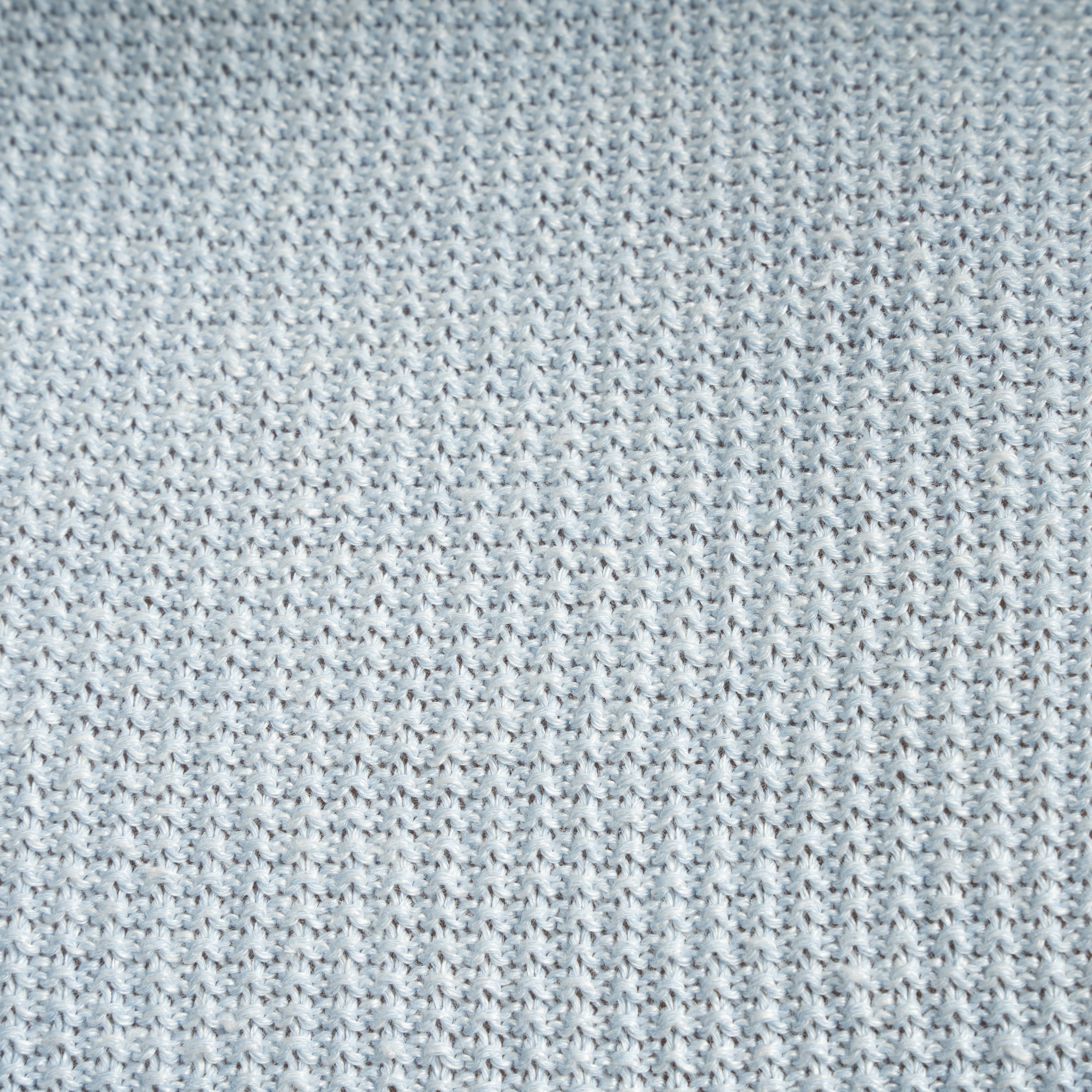 Gran Sasso Polo Lichtblauw | Rice Stitch Skipper Polo