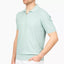 Gran Sasso Gebreide Polo Aqua Blauw | Seta-Cotone