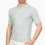 Gran Sasso Polo Aquablauw | Rice Stitch Skipper Polo