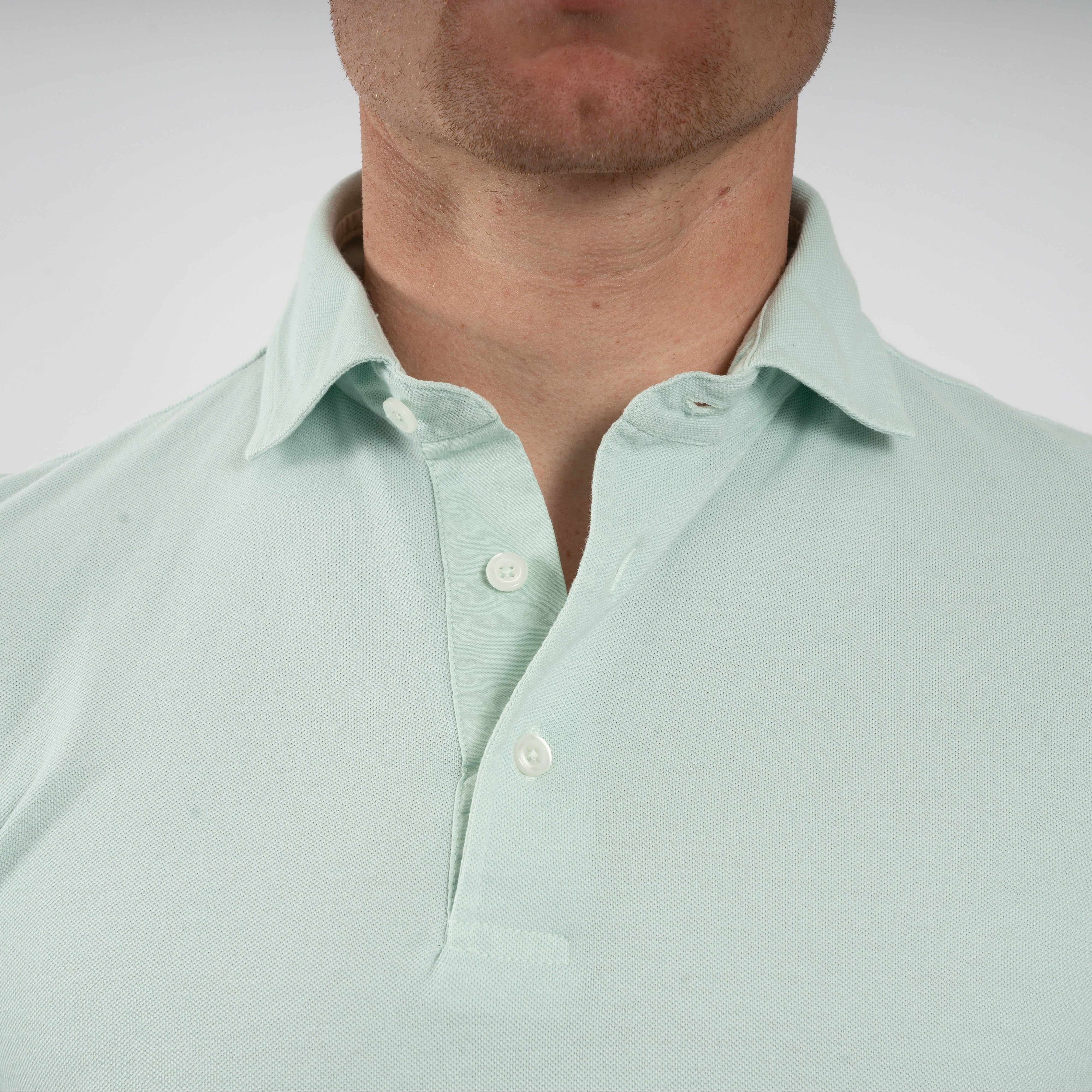 Gran Sasso Polo Aquablauw | Vintage Piquet