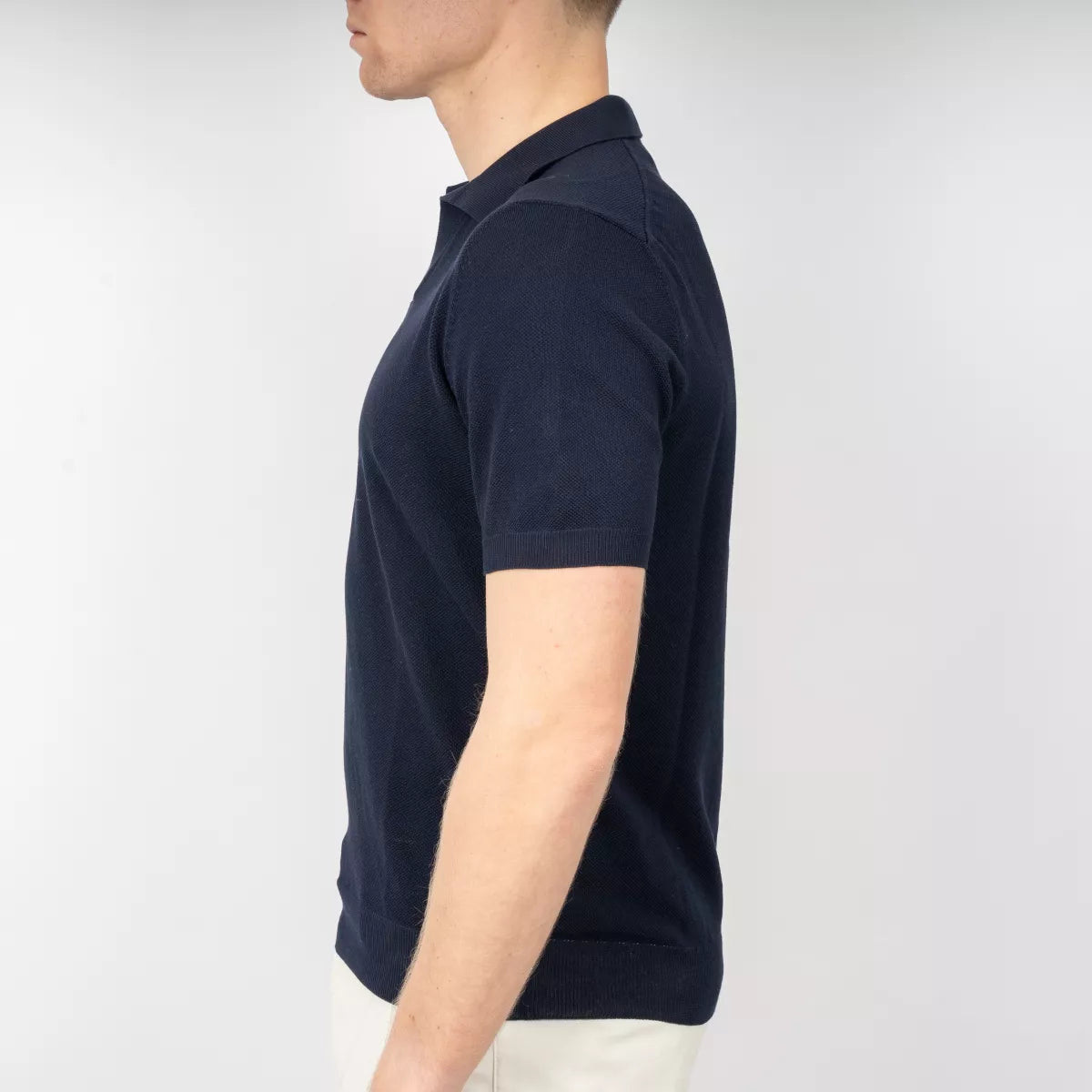 Gran Sasso Polo Donkerblauw | Fresh Cotton