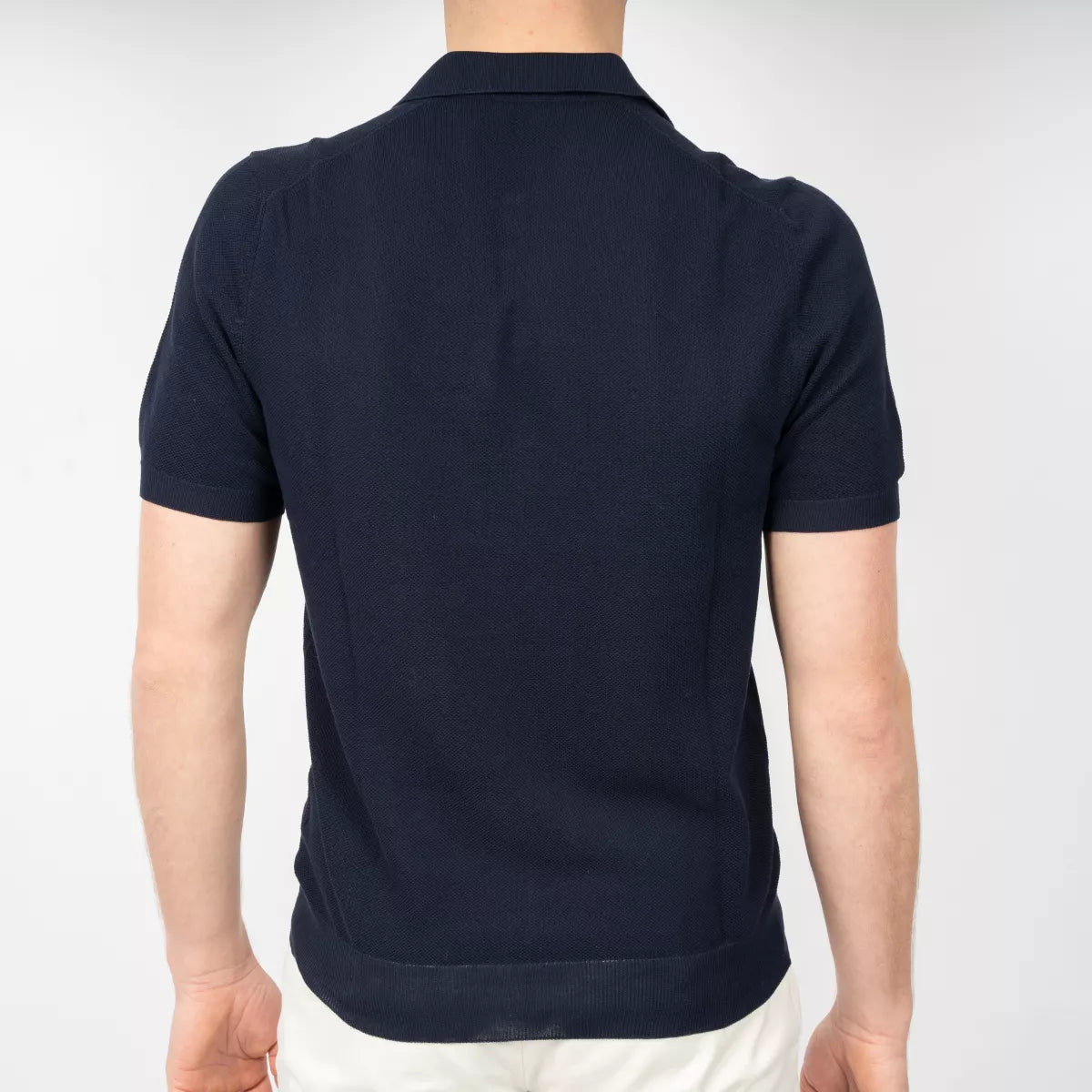 Gran Sasso Polo Donkerblauw | Fresh Cotton