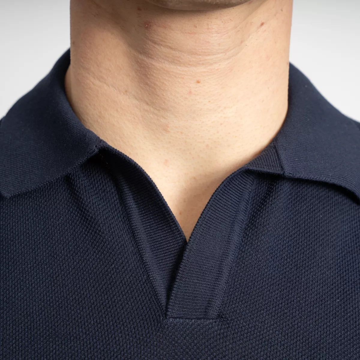 Gran Sasso Polo Donkerblauw | Fresh Cotton