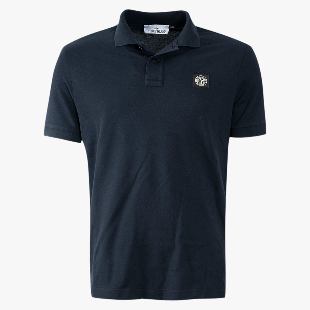 Stone Island Polo Donkerblauw | Cotton Piqué