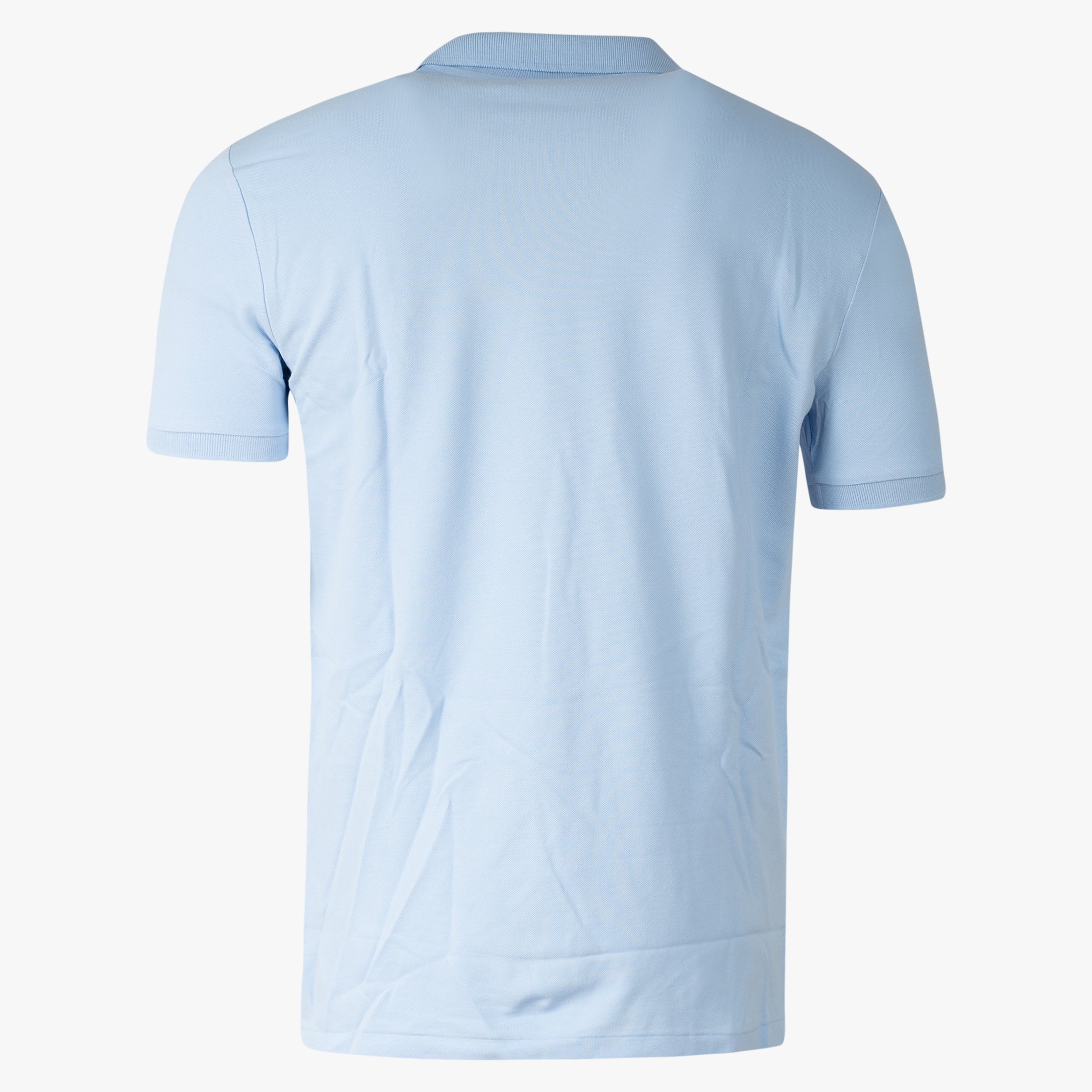 Ralph Lauren Buttonless Polo Lichtblauw | Custom Slim Fit