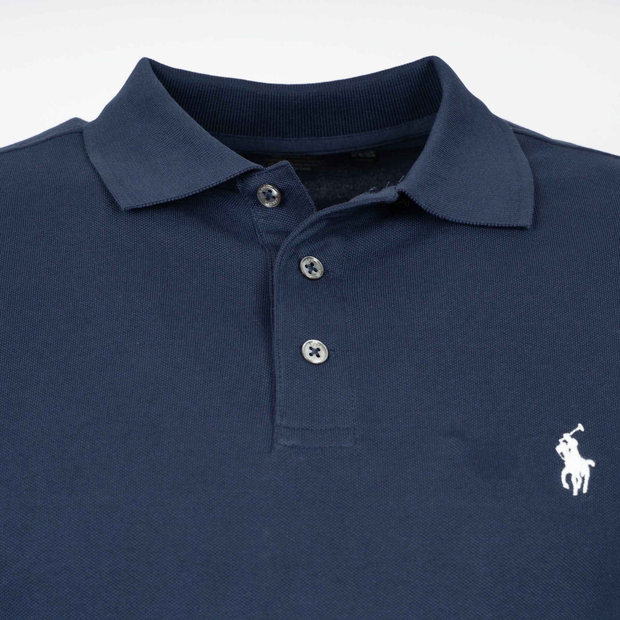 Ralph Lauren Polo Donkerblauw | Custom Slim Fit