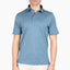 Gran Sasso Polo Staalblauw | Mercerized Cotton