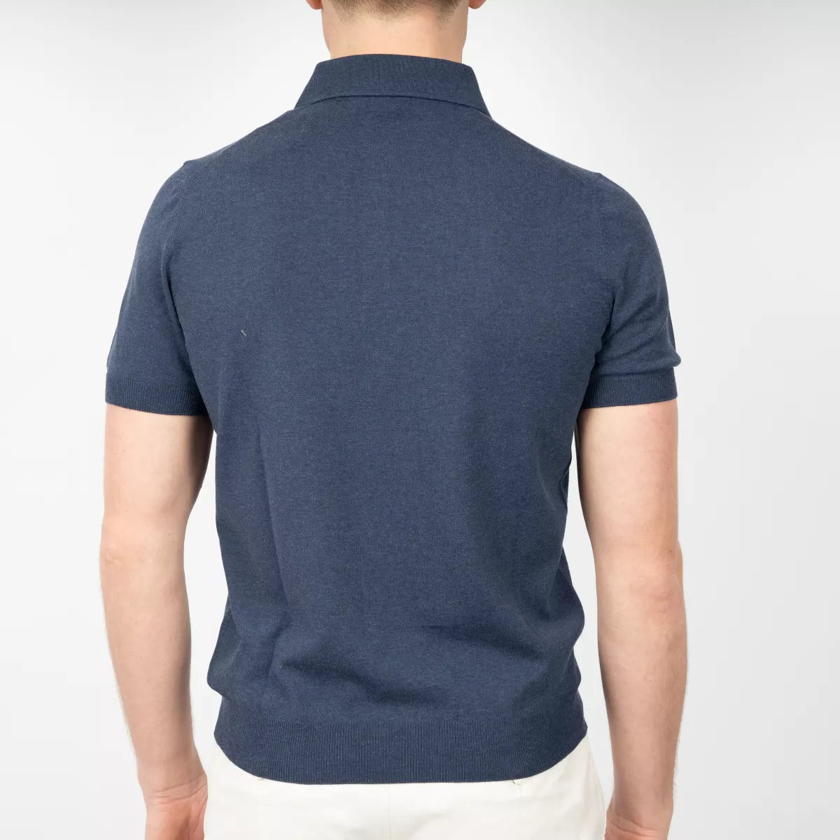 Gran Sasso Polo Donkerblauw | Fresh Cotton