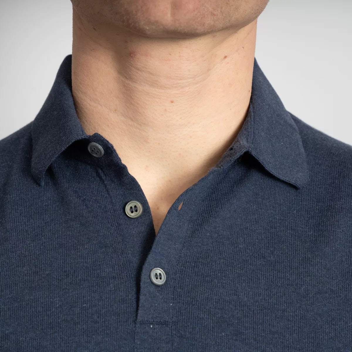 Gran Sasso Polo Donkerblauw | Fresh Cotton