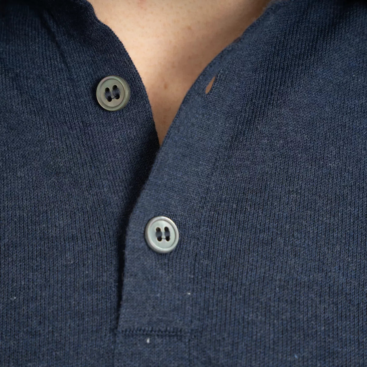 Gran Sasso Polo Donkerblauw | Fresh Cotton