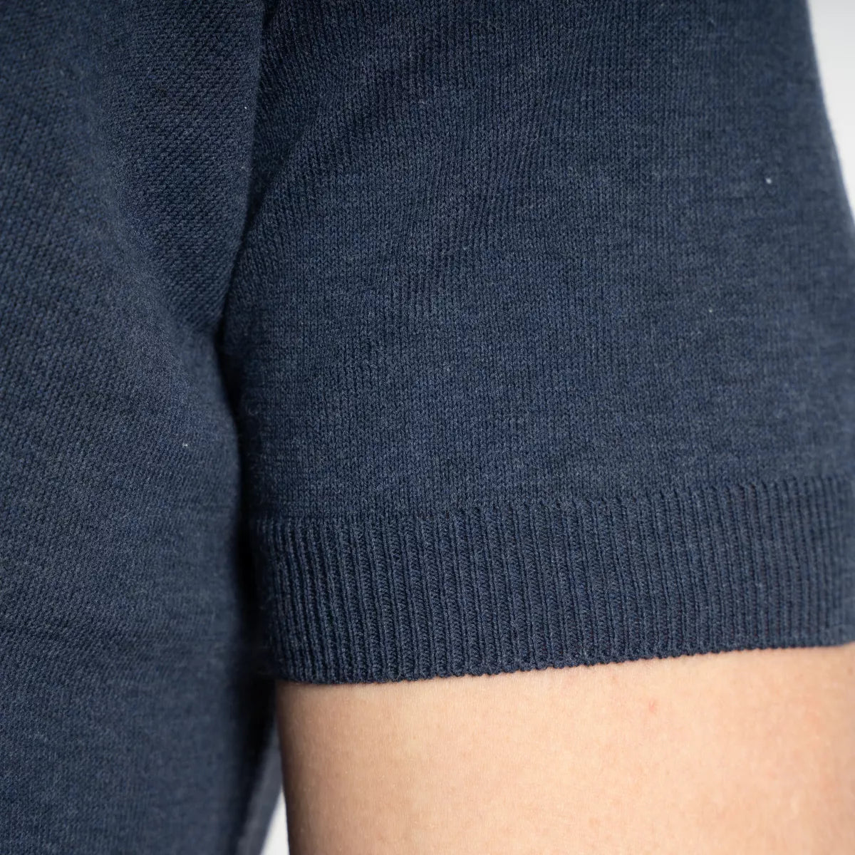 Gran Sasso Polo Donkerblauw | Fresh Cotton