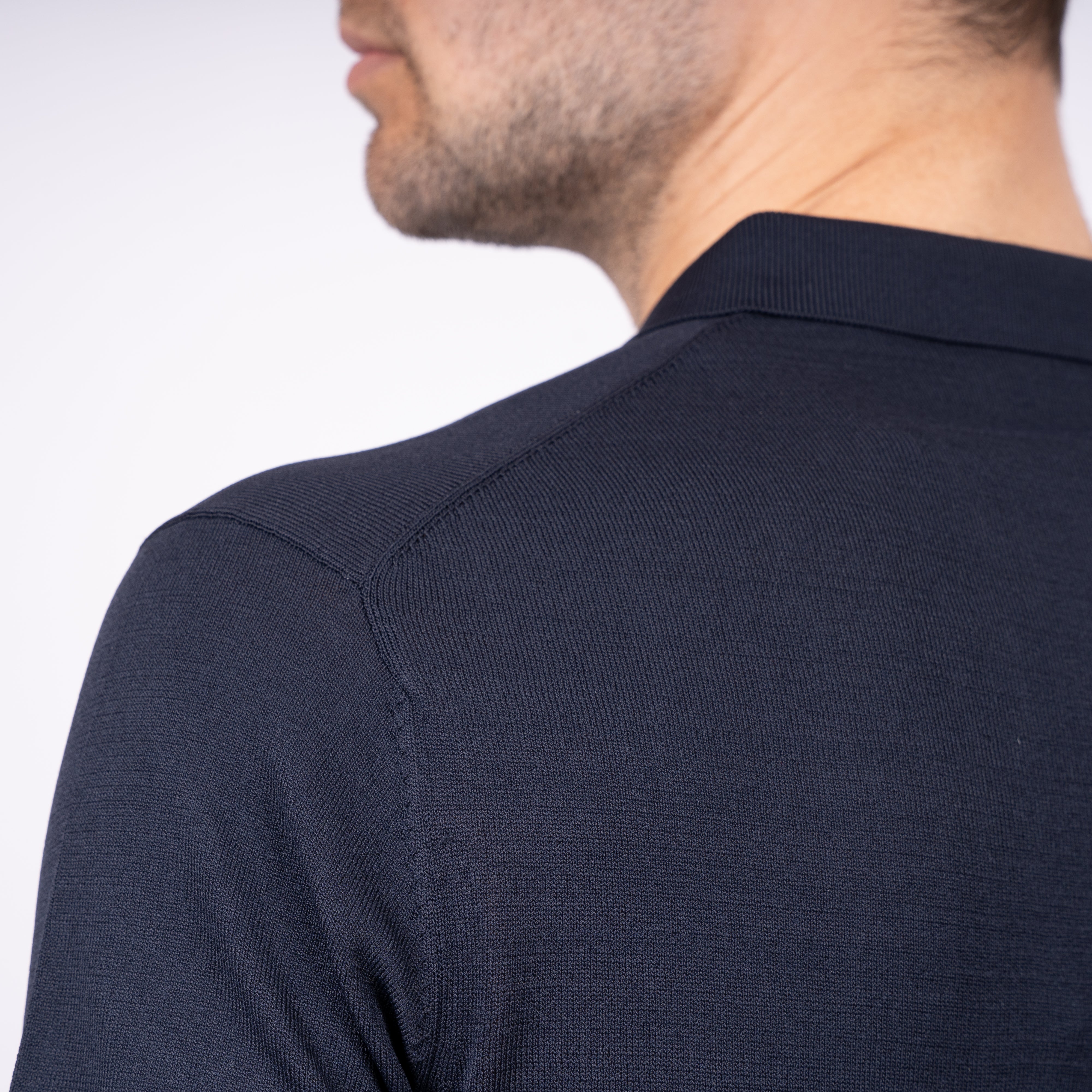 SEVEN DIALS Technische Polo met Rits Blauw | Osric