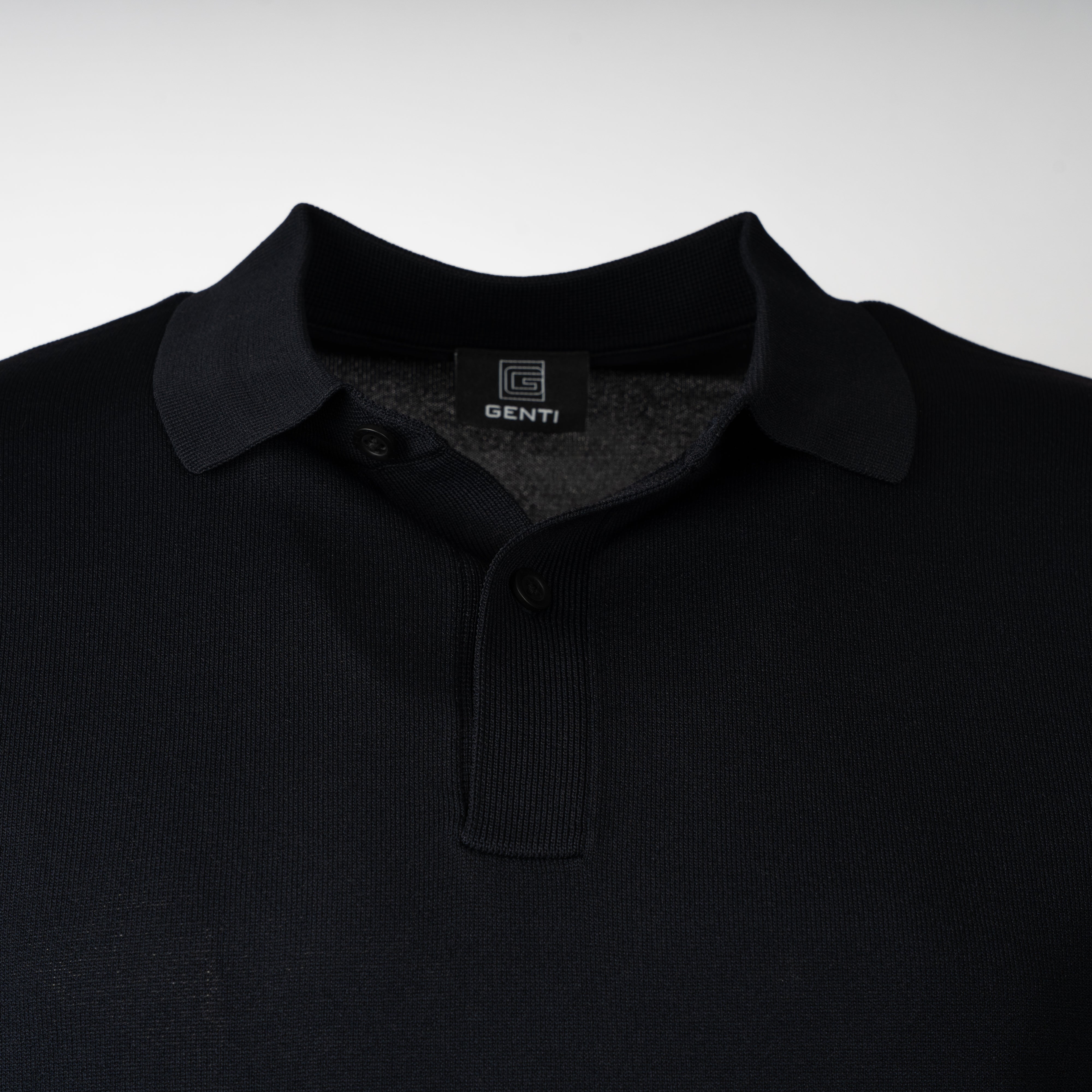 Genti Polo Donkerblauw | Cool Dry